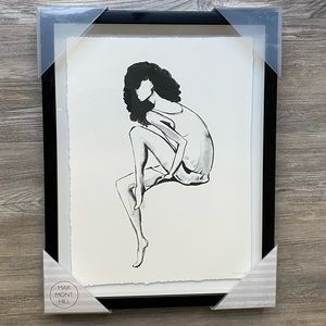 Marmont Hill black and white framed wall art